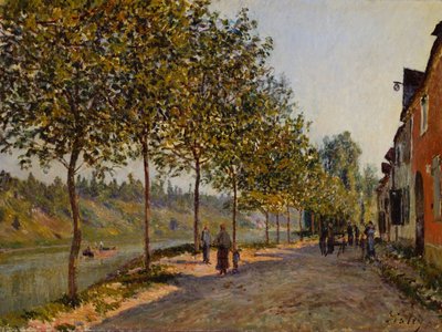 Mañana de junio en Saint-Mammès de Alfred Sisley